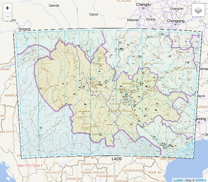 Western Jin Dynasty Ningzhou Province Map