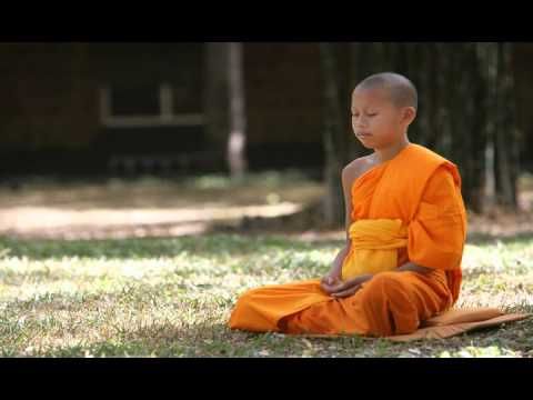 Tibetan Buddhist Monk Meditating