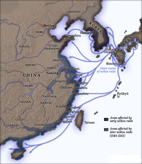 Wokou Attacks